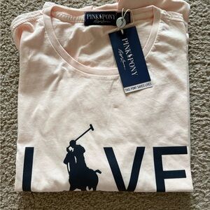 Ralph Lauren Pink Pony Logo Tee